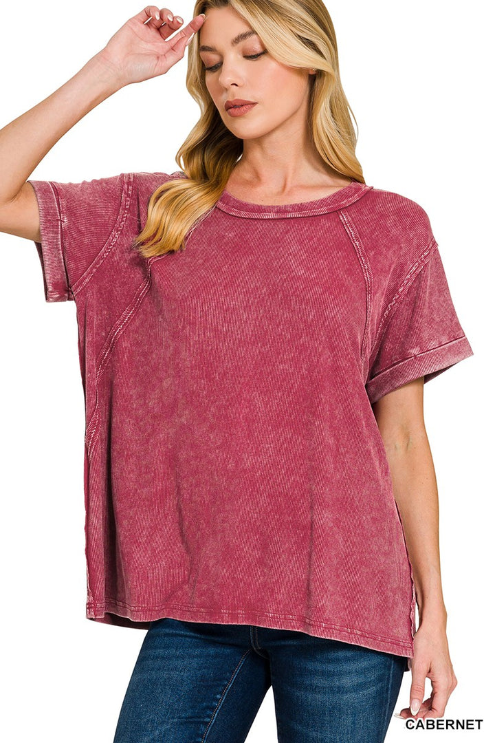 Jeni Cuffed Sleeve Top