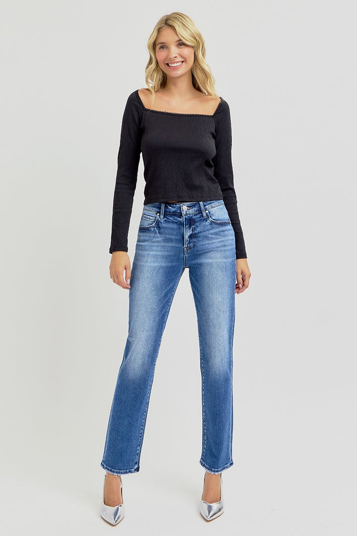 Julia Mid Rise Denim Jeans