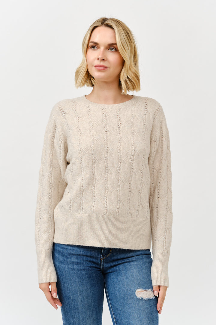 Diana Textured Knit Sweater