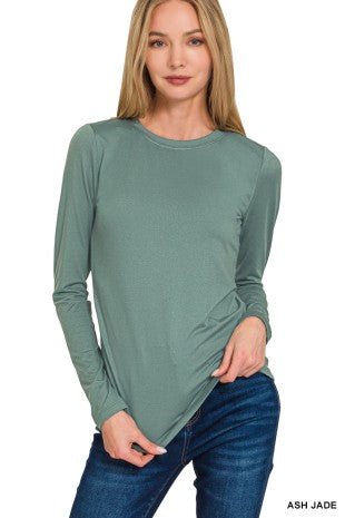Microfiber Long Sleeve Top