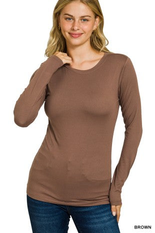 Microfiber Long Sleeve Top