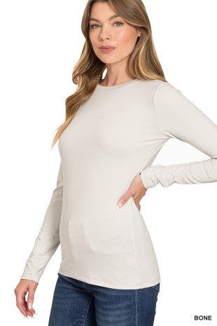 Microfiber Long Sleeve Top