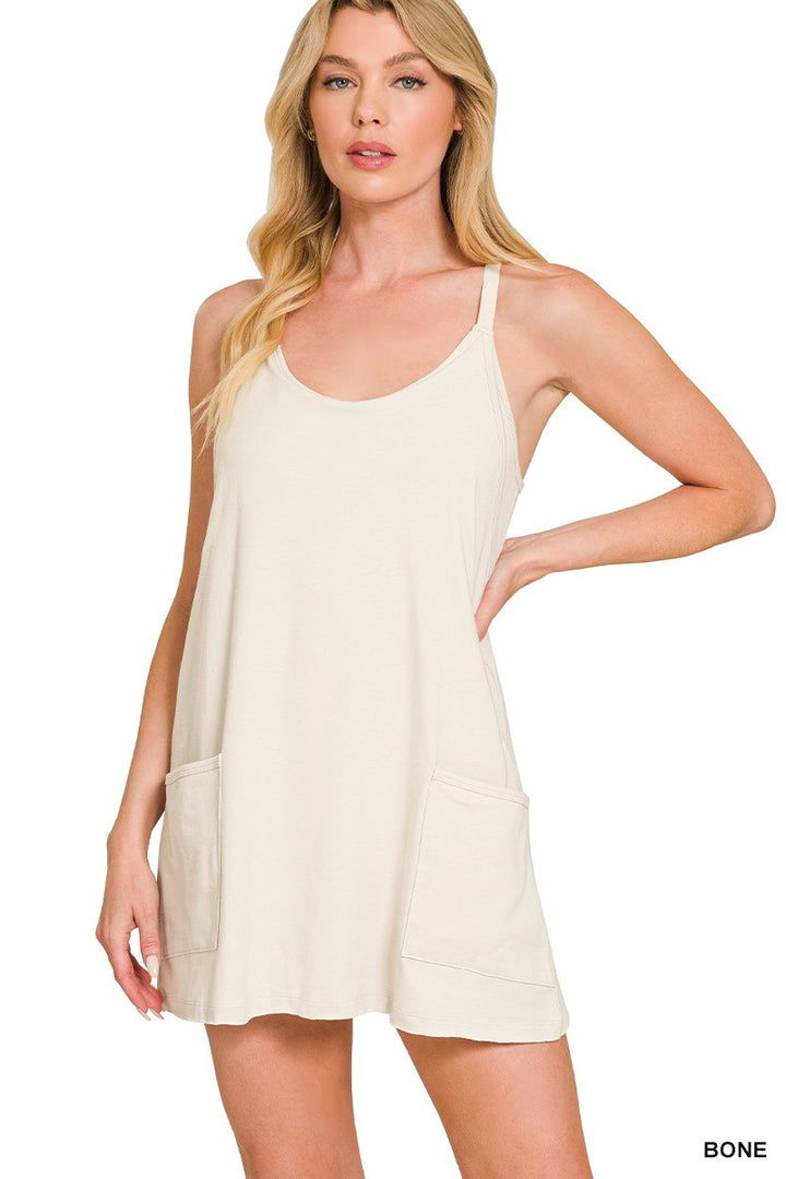 Mini Dress With Built-in Romper Liner