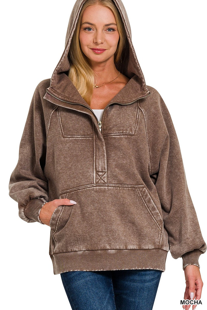Mila Acid Washed Hoodie