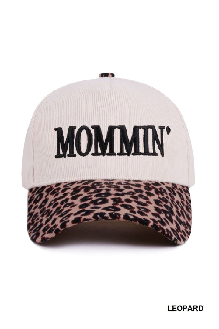 Mommin' Two Toned Corduroy Hat