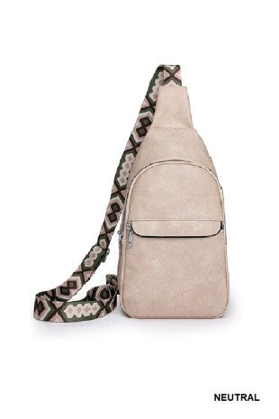 Guitar Strap Crossbody Chest Sling Bag