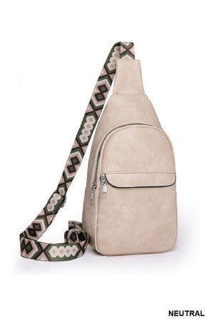 Guitar Strap Crossbody Chest Sling Bag