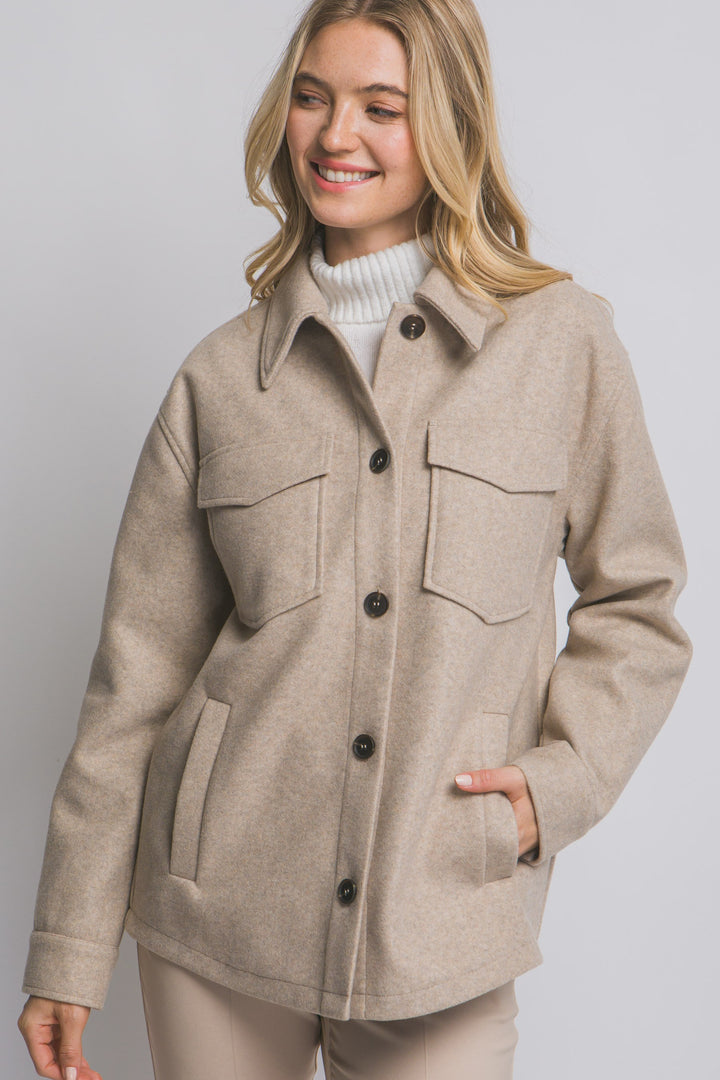 Ella Button Up Shacket