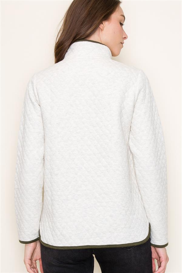 Riley Quilted Pullover