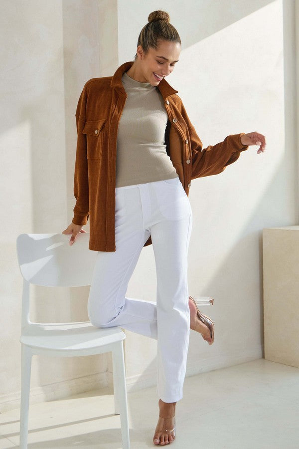 Sable Corduroy Shacket