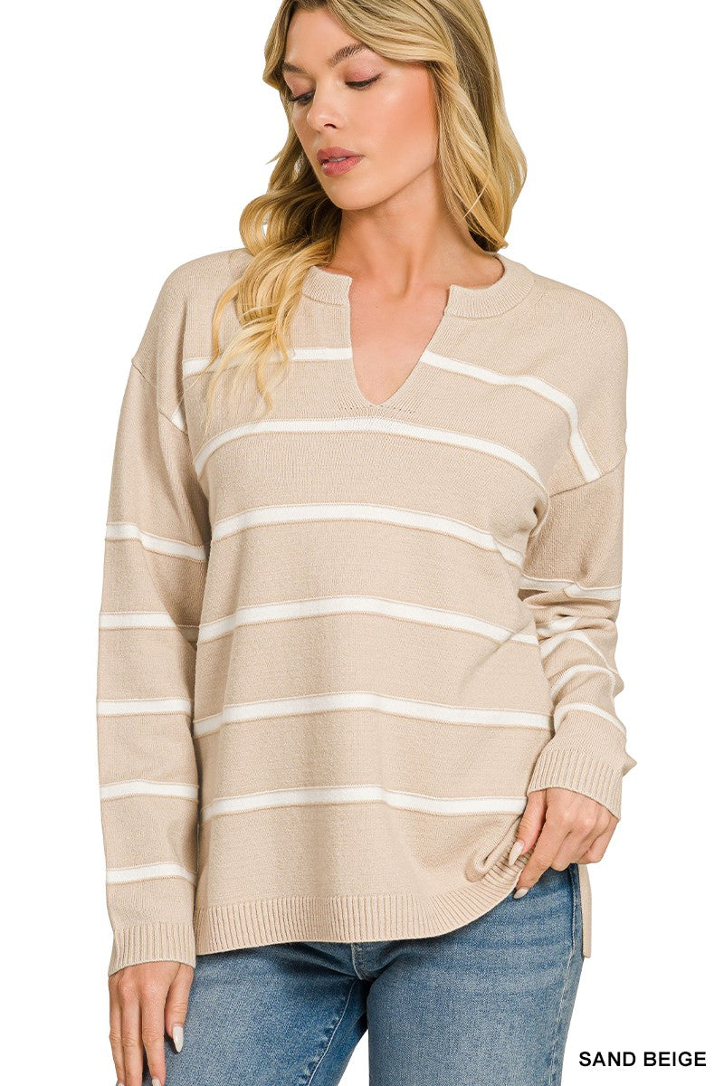 Allison Stripe Sweater