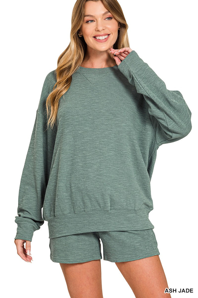 Amie Slub Pullover
