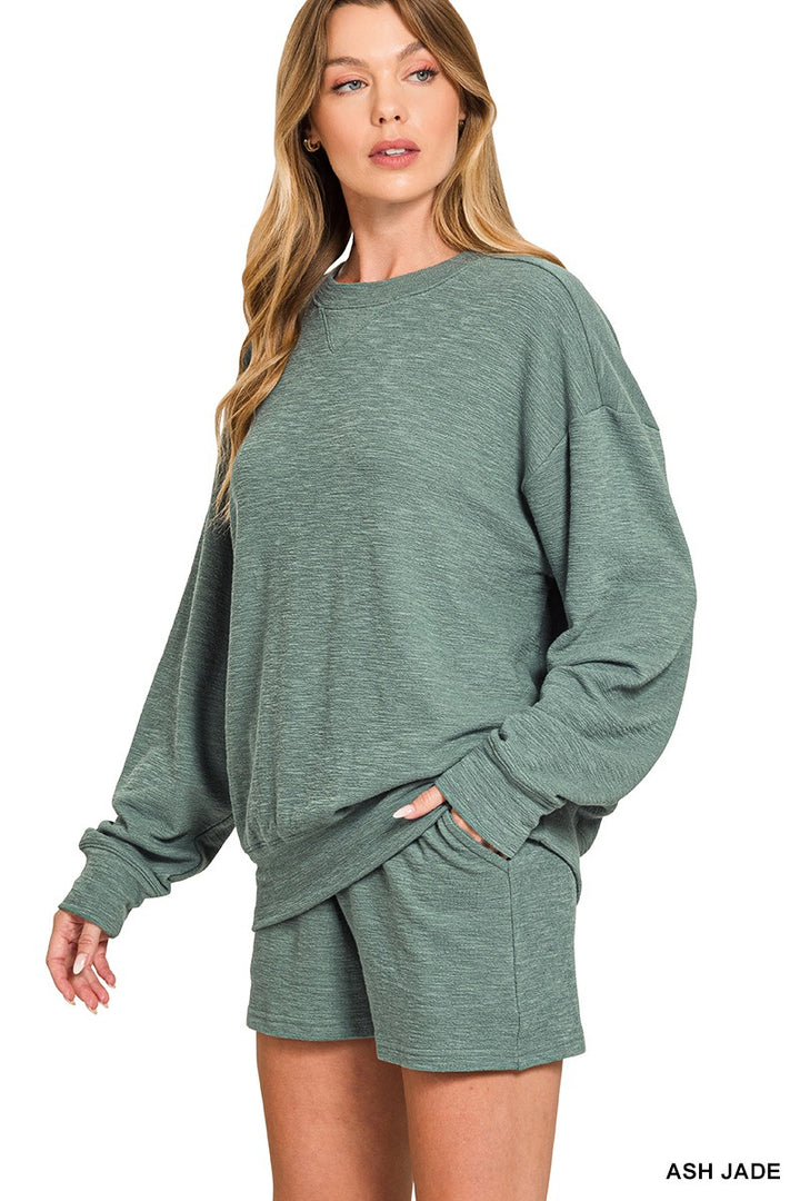 Amie Slub Pullover