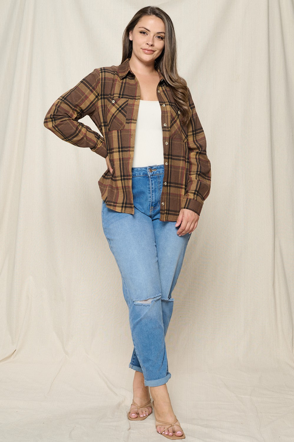 PLUS Tabacoo Plaid Flannel