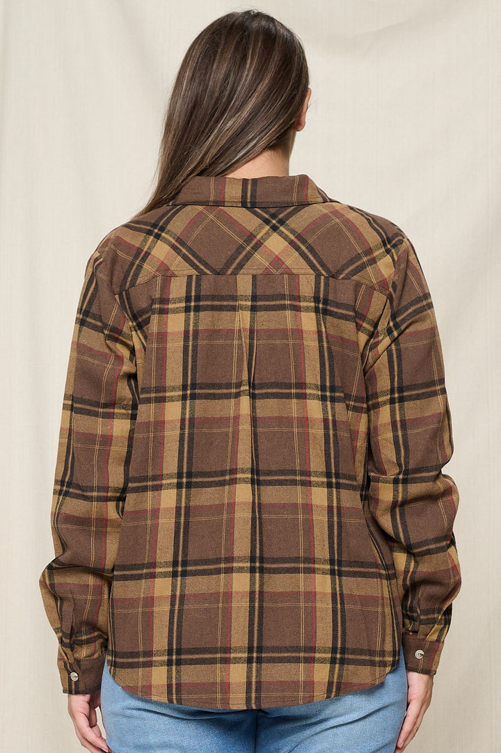 PLUS Tabacoo Plaid Flannel