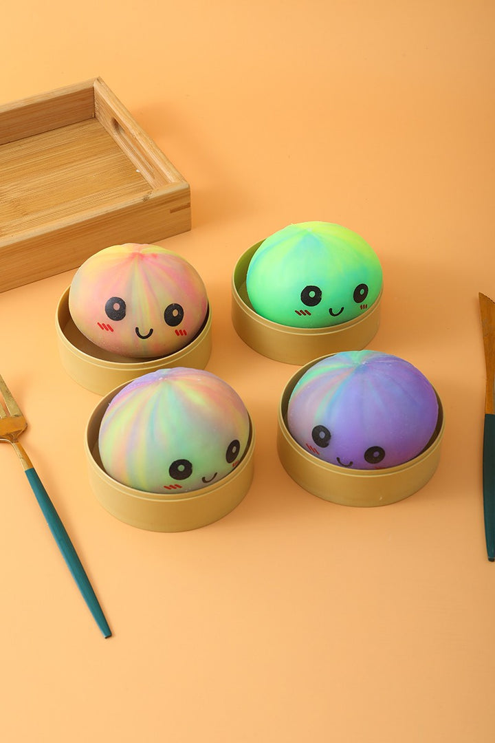 Tie Dye Dumpling Bun Stress Relief Squishy