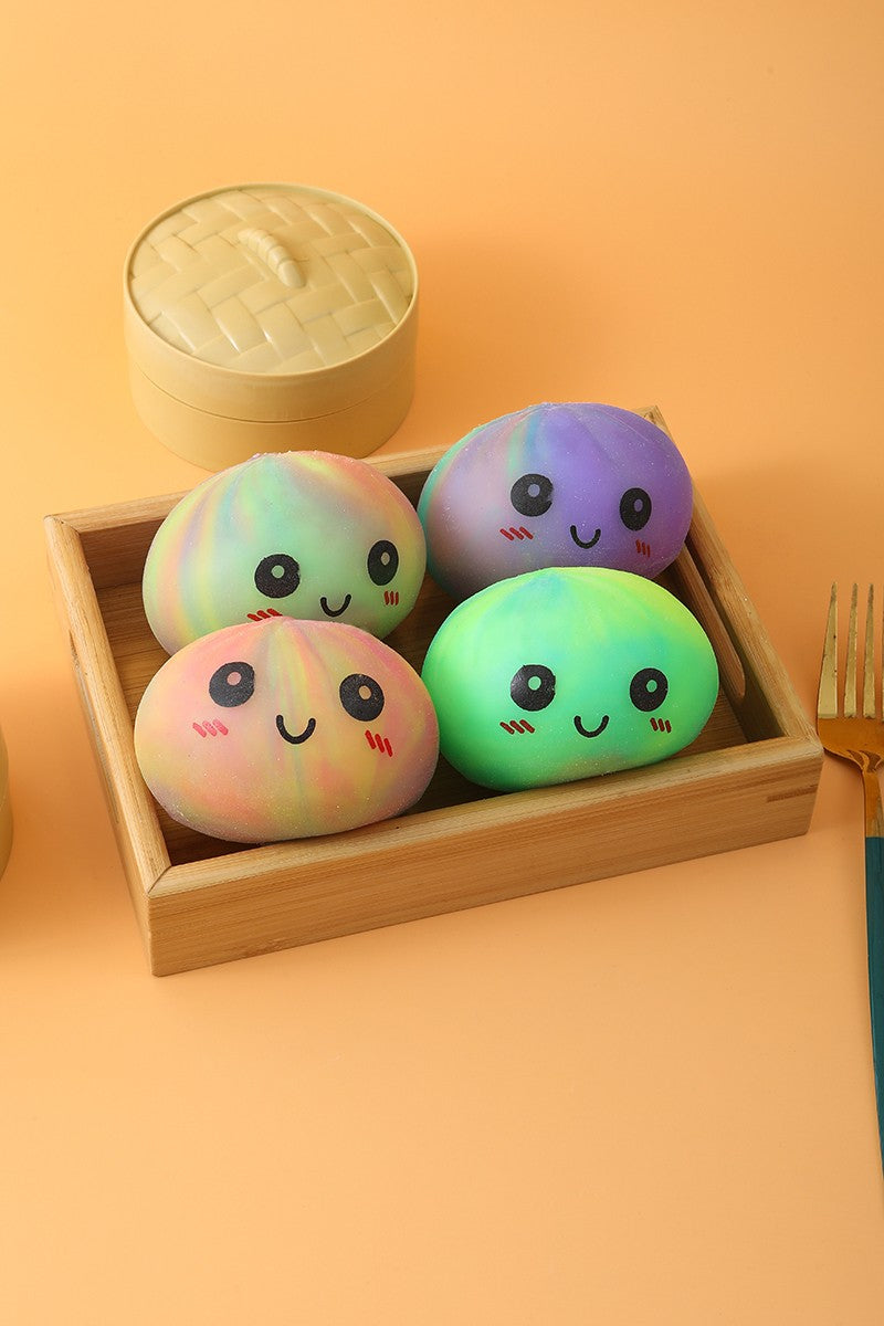 Tie Dye Dumpling Bun Stress Relief Squishy