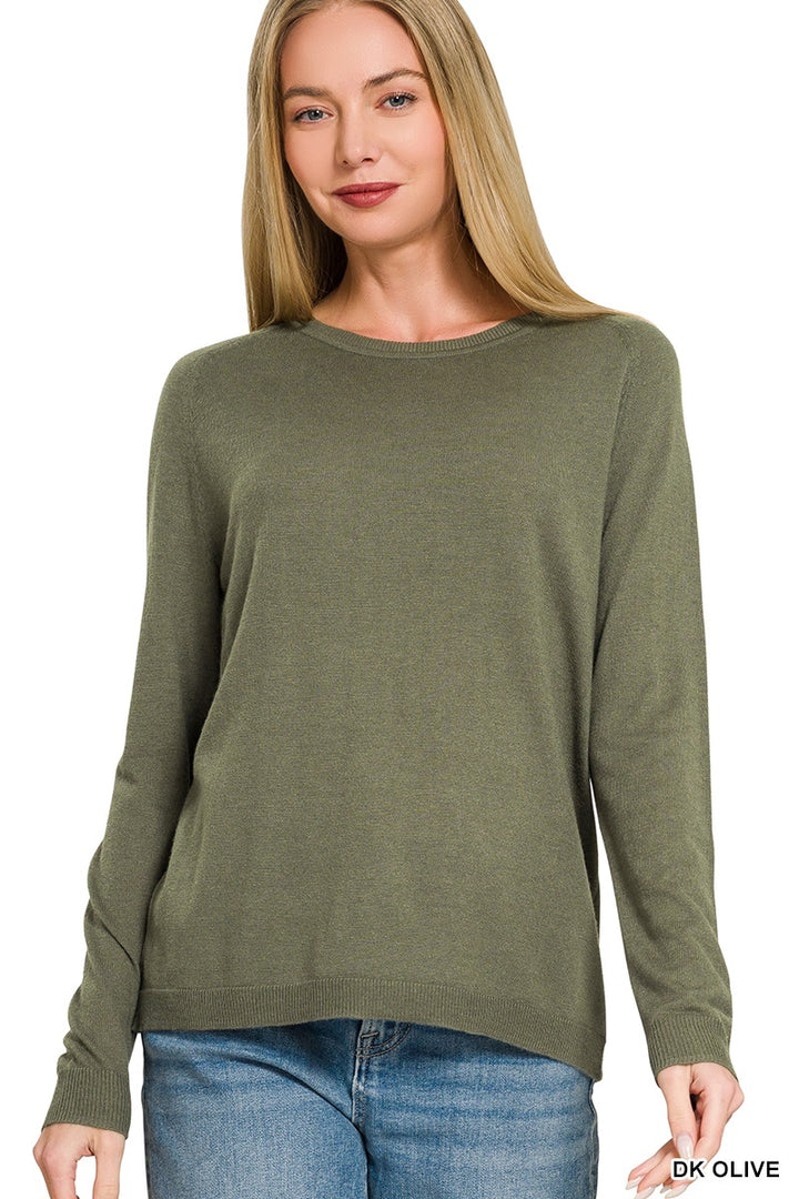 Lightweight Round Neck Sweater