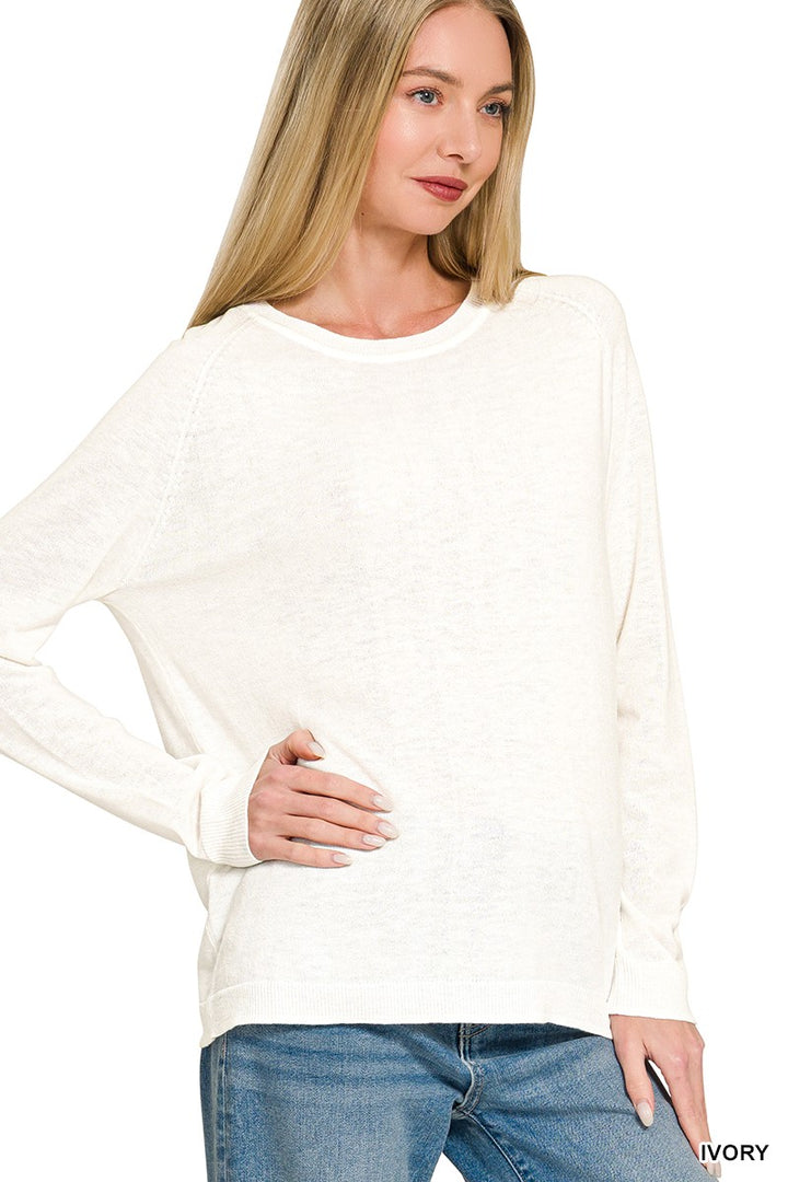 Lightweight Round Neck Sweater