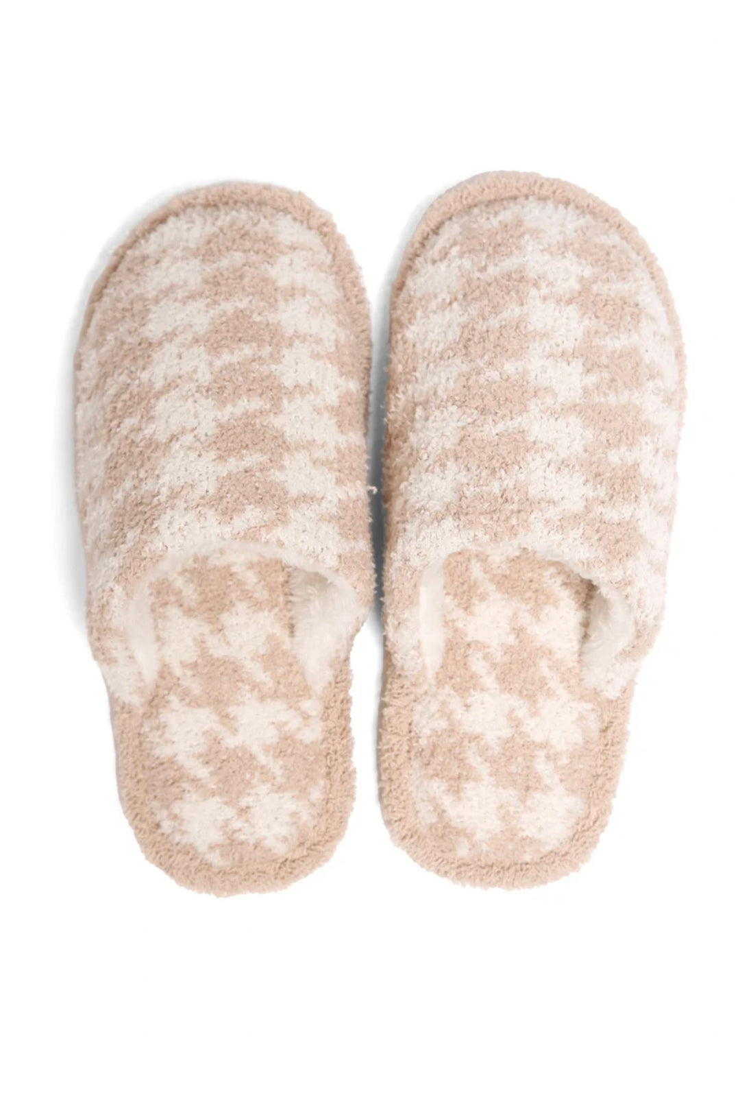 Houndstooth Comfy Luxe Slippers