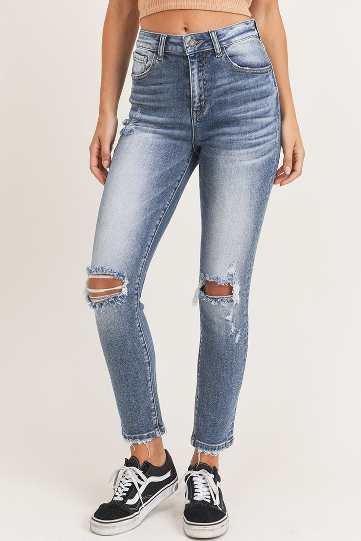 Willa Distressed Skinny Jeans