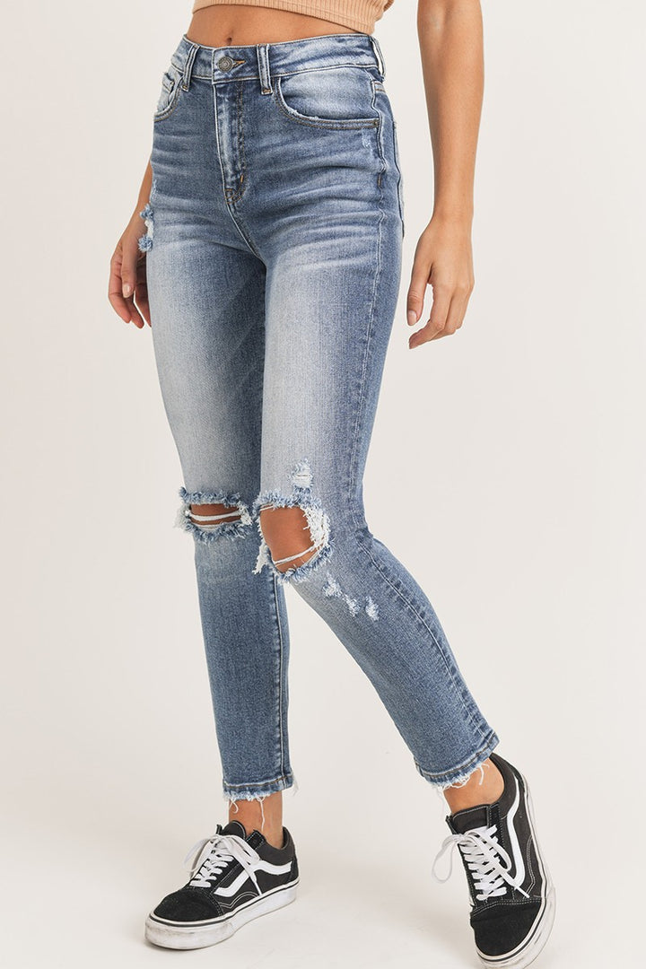 Willa Distressed Skinny Jeans