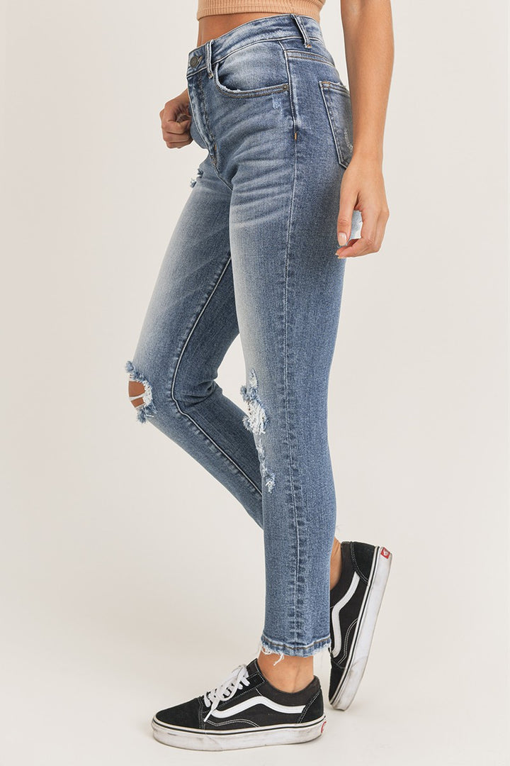 Willa Distressed Skinny Jeans